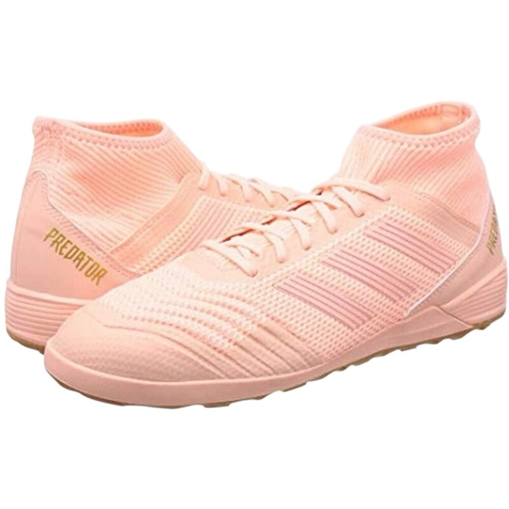 Adidas Predator Tango 18.3 Indoor Soccer Cleats Mens 11.5 Pink/Brown Shoes